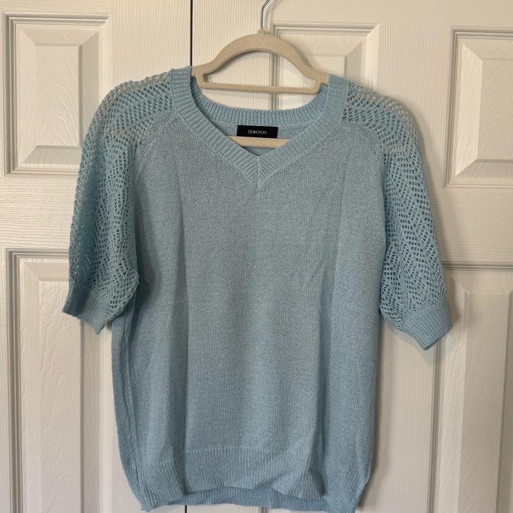 Light Blue Lightweight Sweater